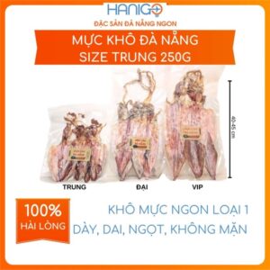 Mực Khô Đà Nẵng Ngon Loại 1 - size Trung 250G